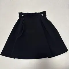 黒 ブラック Allamanda フレアスカート