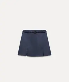 ZARA スリット&ベルトスコート　XSサイズ