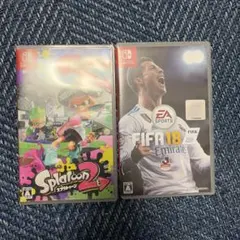 スプラトゥーン2 FIFA18 カセット
