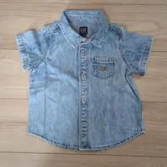 GAP デニム 半袖シャツ 18-24ヶ月　90センチ