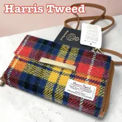 【新品】 Harris Tweed ハリスツイード 長財布 ショルダーウォレットのサムネイル