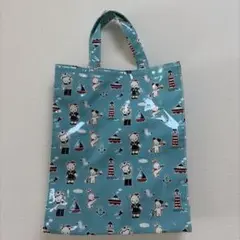 familiar マリン　ビニールトート　美品　マザーズバッグ　サブバッグ