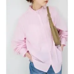 SLOVE IENA スローブイエナ　コットンスタンドフリルブラウスのサムネイル