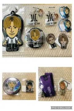 小林直己 BIGクリーナー ぶらさがりチャーム メタルキーホルダー 缶バッジ