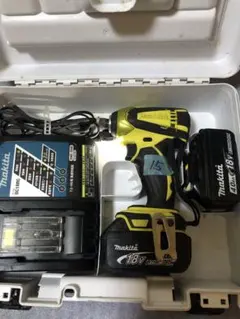 ②マキタ18vインパクトドライバTD146DX2中古美品オリジナルハウジング マキタ18vインパクトドライバTD146DX2中古美品オリジナルハウジング