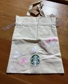 スターバックス　☆ラッピング巾着トートバッグ　SAKURA 2025 ☆