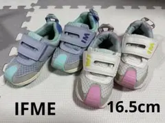 IFME イフミー スニーカー 女の子 2足セット（16.5cm）