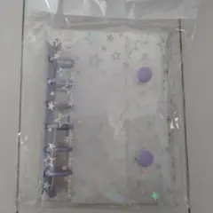 シールバインダークリアA７サイズ　星クリアシール帳 紫