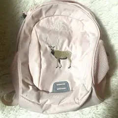 THE NORTH FACE ピンクリュック 鹿イラスト