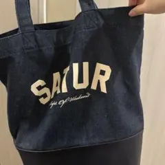 SATUR デニム トートバッグ