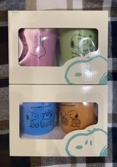 スヌーピーステンレスペアタンブラー　全２種セット