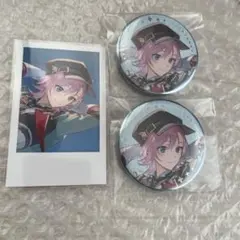 夕陽リリ SitR東京 缶バッジ チェキ風カード