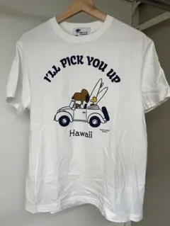 本物■HAWAII ハワイ限定 日焼け スヌーピー サーフィンSNOOPY LETS DO IT半袖Tシャツ 白L ホノルル購入 メルカリ