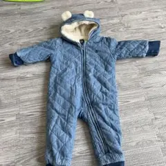 baby GAP デニムブルー ロンパース 12-18ヶ月