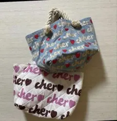 cher トートバッグ 2個セット