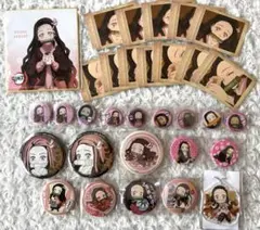 鬼滅の刃　 竈門禰豆子　缶バッジ　色紙　ばしゃこれ　まとめ売り