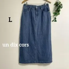 un dix cors＊L デニムスカート アンディコール ロングスカートのサムネイル