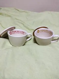 ミスタードーナツ ポンデライオン 蓋付きマグカップ 2個のサムネイル