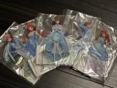 五等分の花嫁　SNOW　PARTY　アクリルスタンド　5姉妹セット