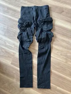 ユリウス ガスマスクパンツ 497PAM29 JULIUS 25SS 新作ガスマスクカーゴパンツ 春夏2スタイリング