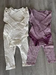 GAP 花柄ロンパース andレギンス2セット