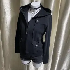 Burberry London パーカー ノバチェック ダークコア y2k