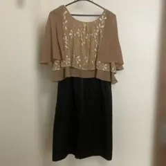 Sweet mammy スウィートマミー　 ブラウンと黒のワンピース