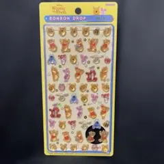 正規品 ボンボンドロップシール くまのプーさん ディズニー ミニ　1