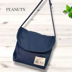 PEANUTS スヌーピー ショルダーバッグ ネイビー 軽量 斜め掛け