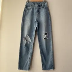 UNIQLOユニクロ JEANS ダメージ ジーンズ