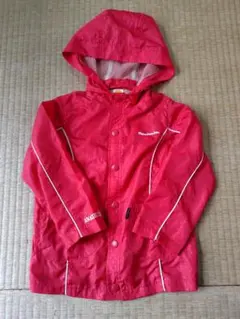 MoujonJon 赤 ウィンドーブレーカーフード付き