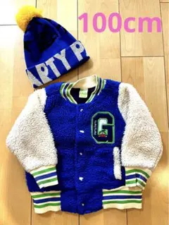 partyparty 中綿スタジャンとニット帽