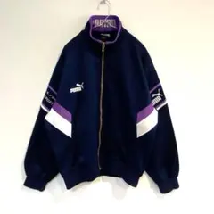 【プーマ】トラックジャケット ジャージ 刺繍ロゴ フルジップ