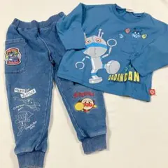 ふ*じ様 アンパンマン　デニム　Tシャツ　アンパンマンミュージアム　100cmのサムネイル