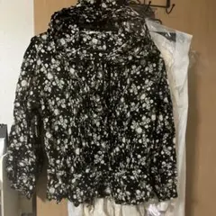 ピンクハウス 綿ローン ダブリエ たくし上げ ピコフリル ワンピース