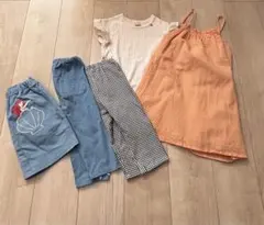 プティマイン　スカパン　ワンピース　レギンス　ディズニー110サイズ