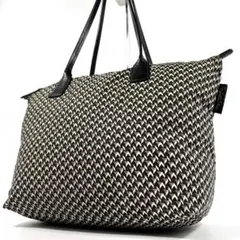 ✨美品✨ロベルタピエリ トートバッグ A4可 肩掛け 大容量 黒 白 灰 茶