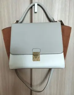 ZARAバッグ グレーとブラウン