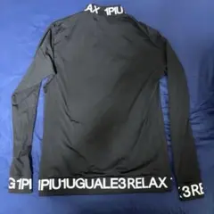 新品　1PIU1UGUALE3 RELAX モックネック　シャツ　ブラック
