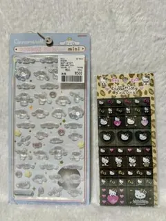 ボンボンドロップシールシナモロール&タイルシールハローキティ シールセット