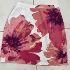 rienda 花柄タイトスカート S