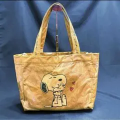 SNOOPY ザラ スヌーピー ZARA ピーナッツ ビニール トートバッグのサムネイル