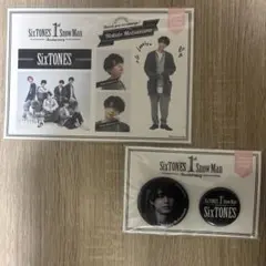 SixTONES 松村北斗 缶バッジ ステッカー セット