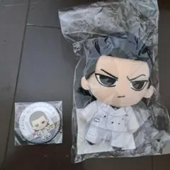 龍が如く　桐生一馬　真島吾郎　ぬいぐるみ　缶バッジ セガストア限定 龍が如く Coroo こ〜ろ 真島、桐生 2種セット 龍