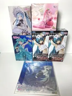 初音ミク フィギュア　5体セット＋ビッグクリアスタンド