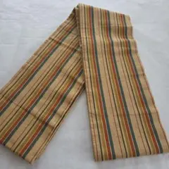 1-34　おしゃれ半幅帯　紬地　逸品