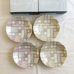 新品未使用＊たち吉＊京小町＊ペア小皿＊4枚組のサムネイル