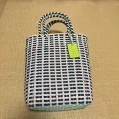BEAUTY&YOUTH ⭐︎ ダブルハンドル ミニバスケット カゴバッグのサムネイル