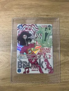 ワンピースカードゲーム ブルックROUND1プロモ - メルカリ