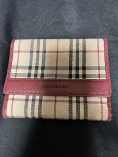 BURBERRY チェック柄 三つ折り財布